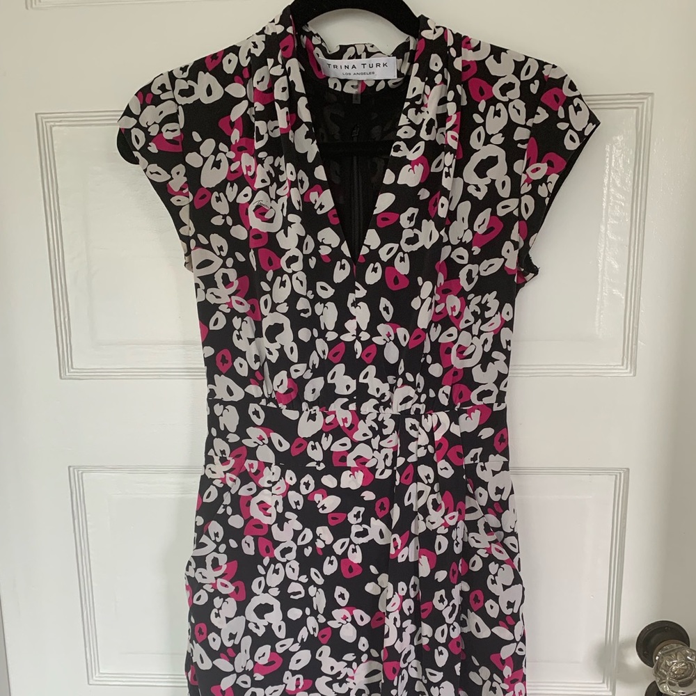 Trina Turk Wrap Faux Wrap Dress